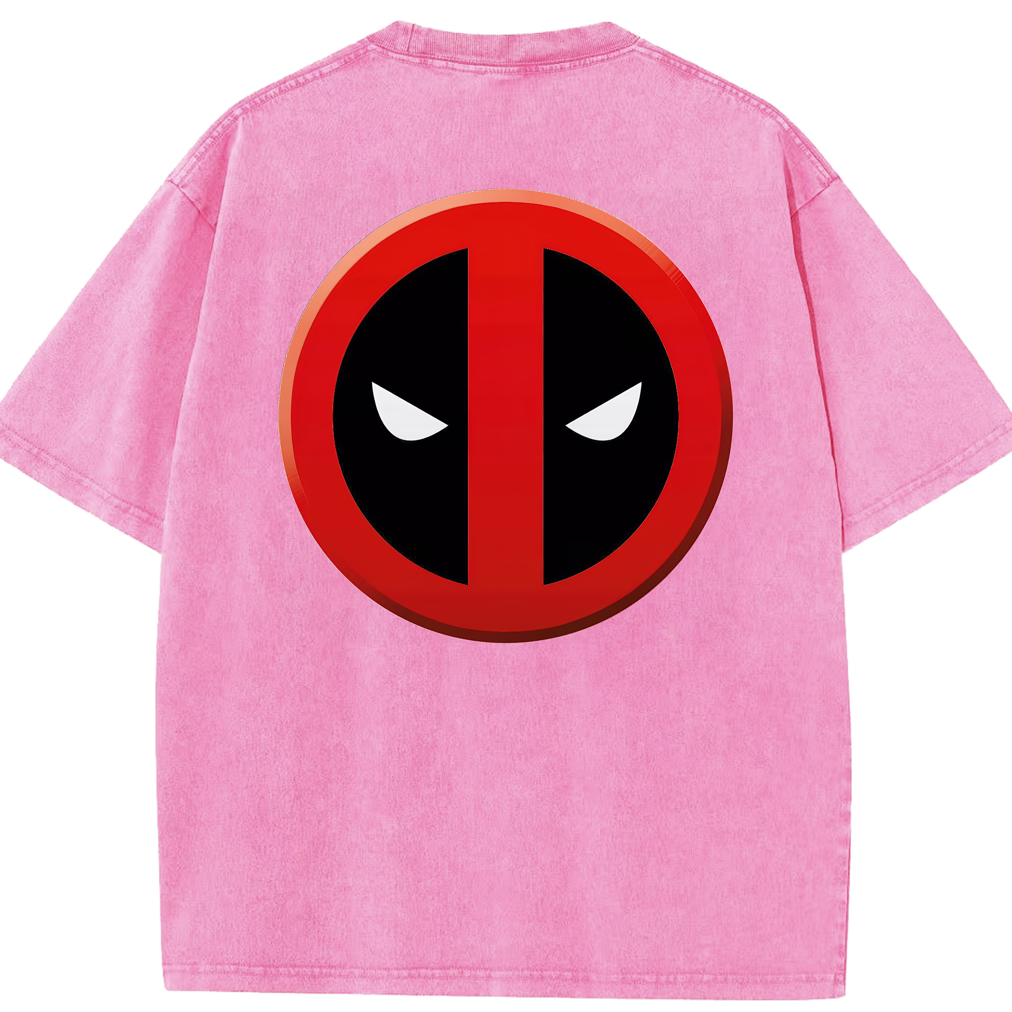 （画像用） Deadpool デッドプール 綿100% ヴィンテージ風 半袖Tシャツ（背面プリント）